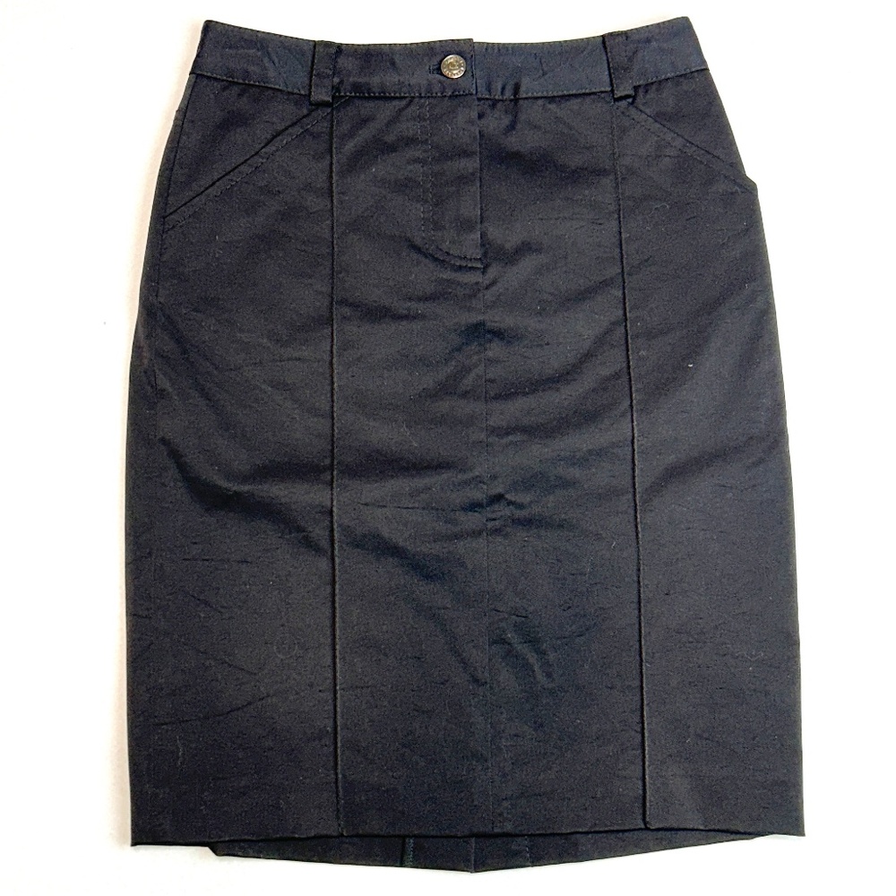 ARMANI EXCHANGE A|X Skirt Women's Size 0 Black Straight Pencil with Pockets